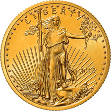 Coin, United States, Liberty, $10, 2013, U.S. Mint, 1/4 Oz, MS(65-70), Gold