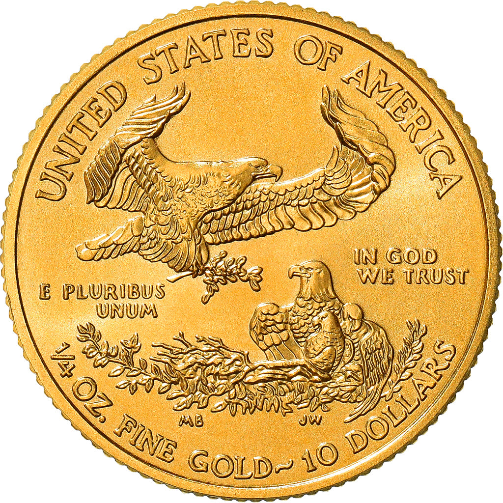 Monnaie, États-Unis, Liberty, $10, 2013, U.S. Mint, 1/4 Once, FDC, Or, KM:217