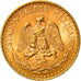 Coin, Mexico, 2 Pesos, 1945, Mexico City, AU(55-58), Gold, KM:461