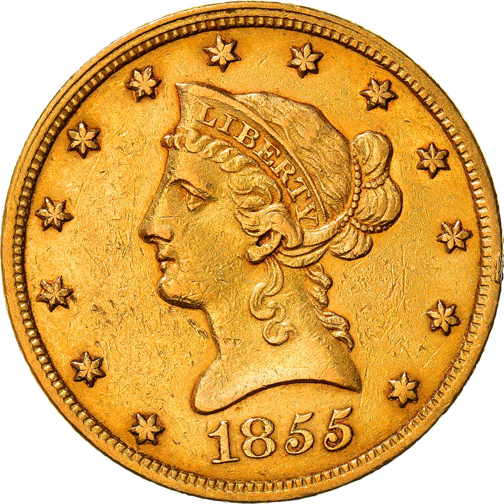 Münze, Vereinigte Staaten, Coronet Head, $10, Eagle, 1855, U.S. Mint