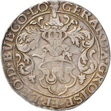 Moneda, Bélgica, Principalty of Liege, Maximilian II, Thaler, 1570, BC+, Plata