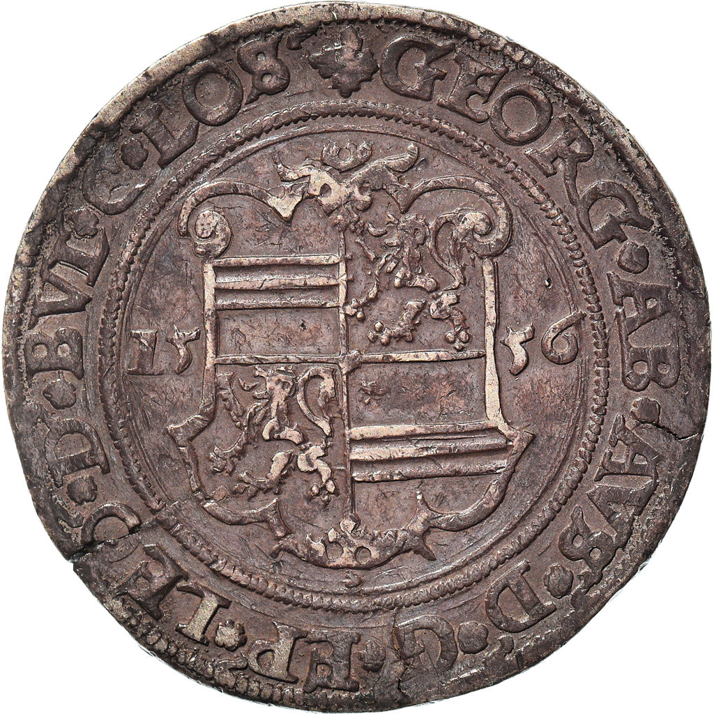 Moneta, Belgio, Principalty of Liege, George of Austria, Thaler, 1556, Hasselt