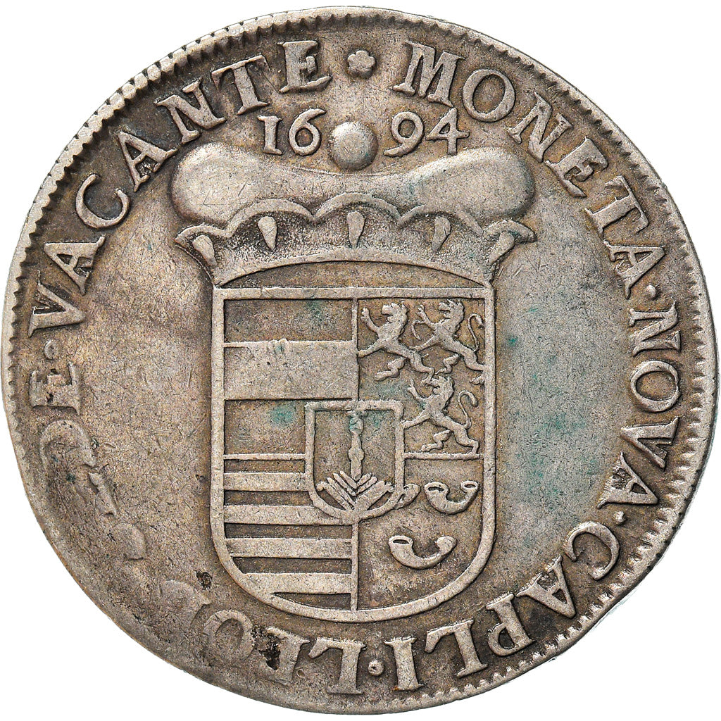Coin, LIEGE, Sede Vacante, Patagon, 1694, Liege, VF(30-35), Silver, KM:108