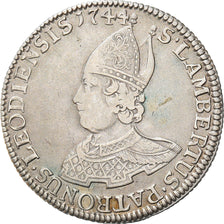 Munten, LUIK, Sede Vacante, Patagon, 1744, Liege, ZF, Zilver, KM:147