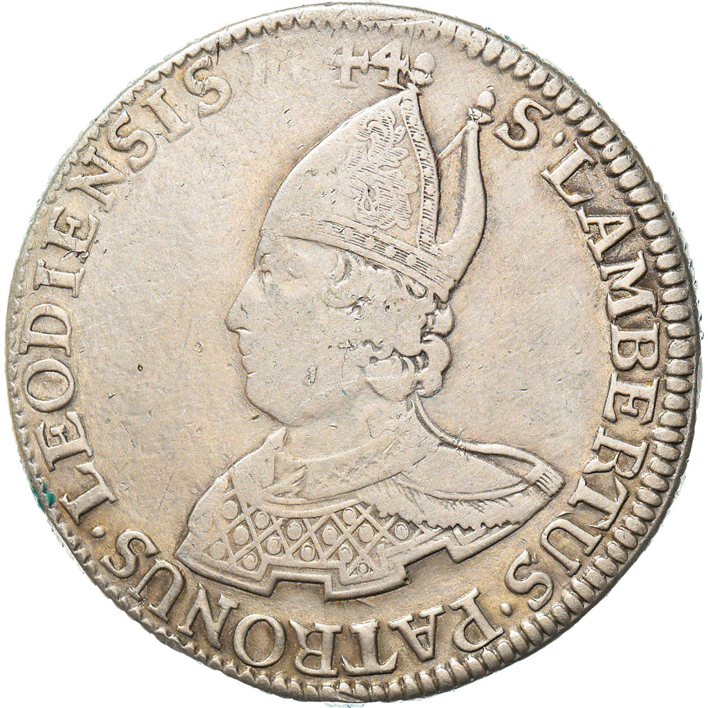 Münze, LIEGE, Sede Vacante, Patagon, 1744, Liege, SS, Silber, KM:147