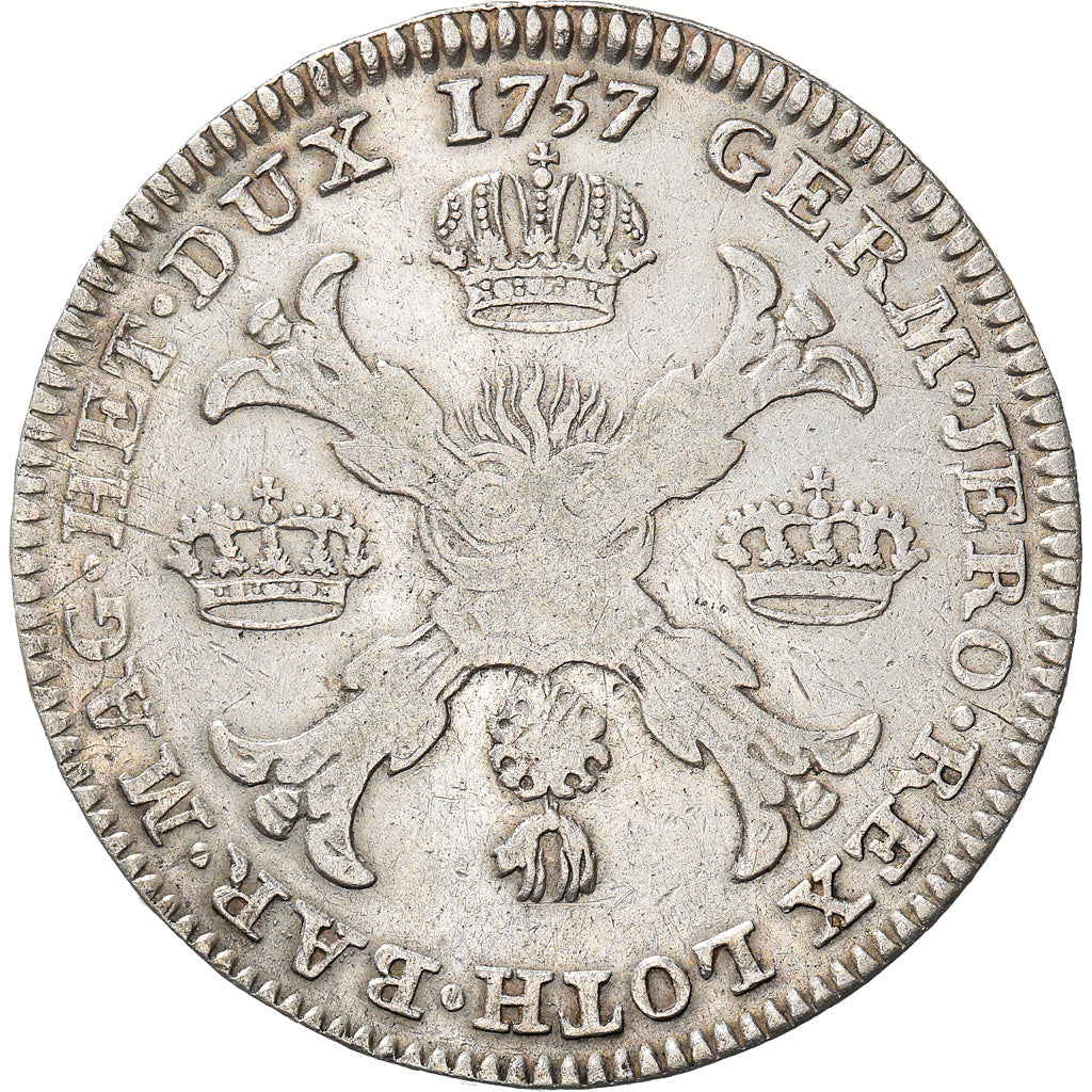 Coin, AUSTRIAN NETHERLANDS, Maria Theresa, Kronenthaler, 1757, Antwerp