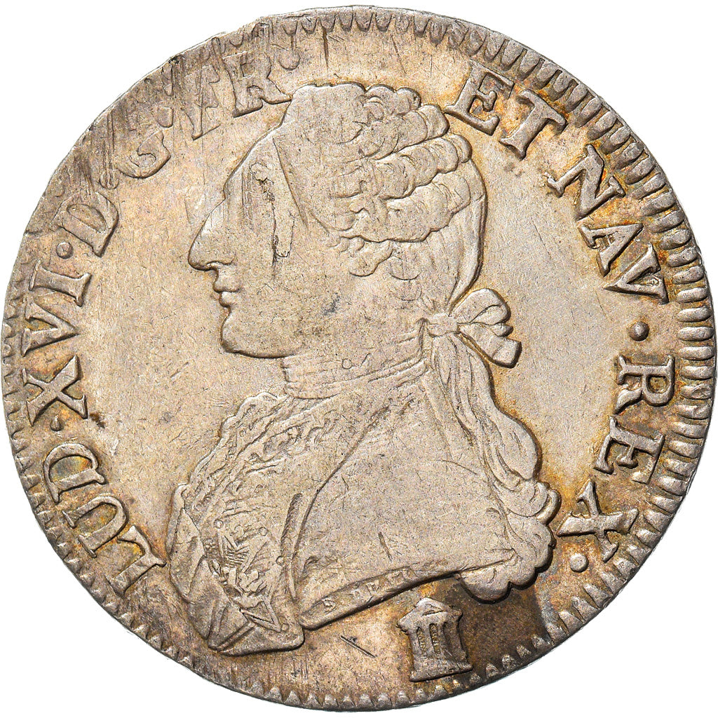 Moeda, França, Louis XVI, Écu aux branches d'olivier, Ecu, 1782, Bordeaux