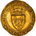 Coin, France, Charles VI, Ecu d'or, Tours, AU(55-58), Gold, Duplessy:369