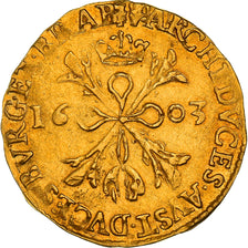 Coin, Spanish Netherlands, BRABANT, Albert & Isabella, 2 Albertin, 4/3 Ducat