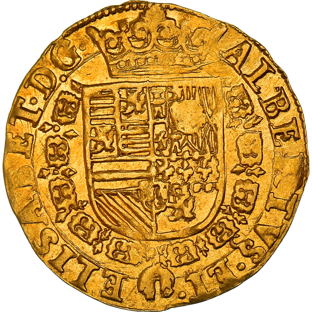 Coin, Spanish Netherlands, BRABANT, Albert & Isabella, 2 Albertin, 4/3 Ducat