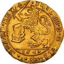 Coin, Spanish Netherlands, Flanders, Philip IV, Souverain D'or, Lion d'Or, 1649