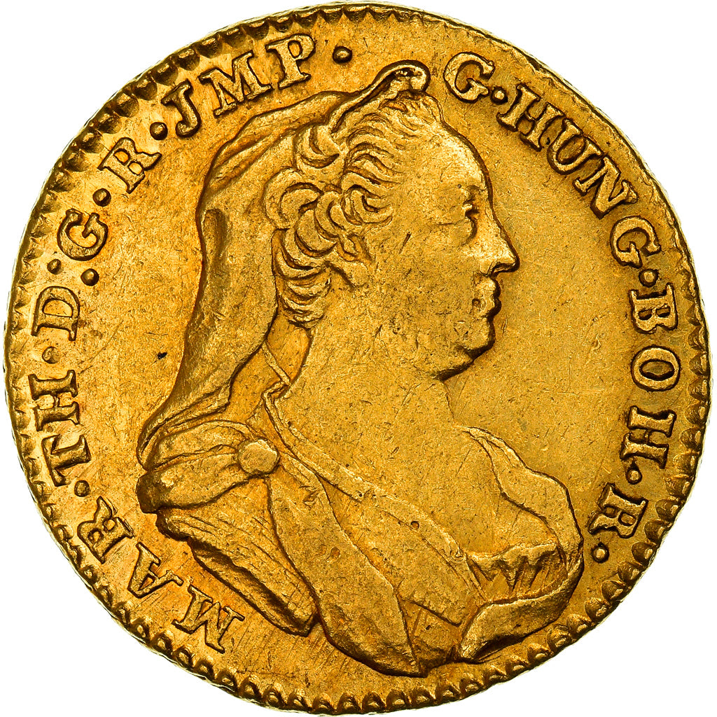 Coin, AUSTRIAN NETHERLANDS, Maria Theresa, Souverain d'or, 1779, Brussels