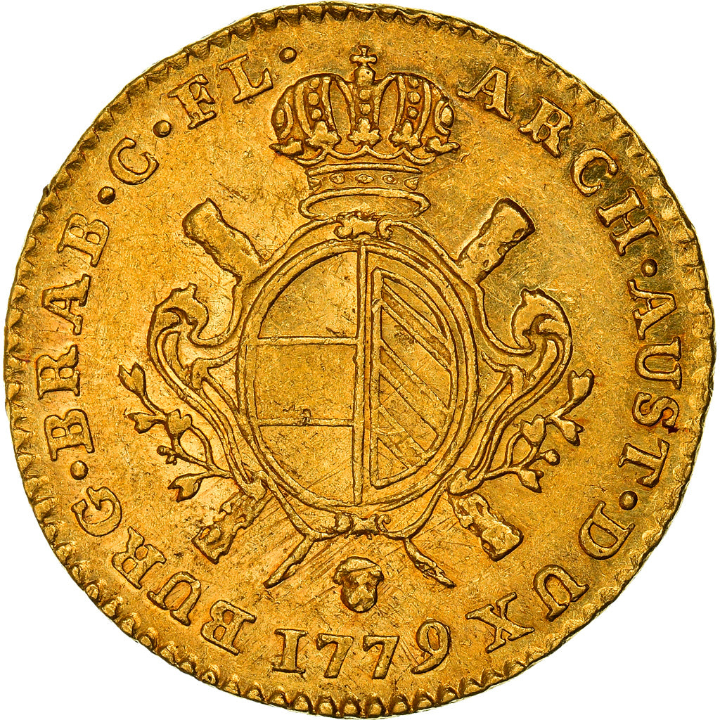 Coin, AUSTRIAN NETHERLANDS, Maria Theresa, Souverain d'or, 1779, Brussels