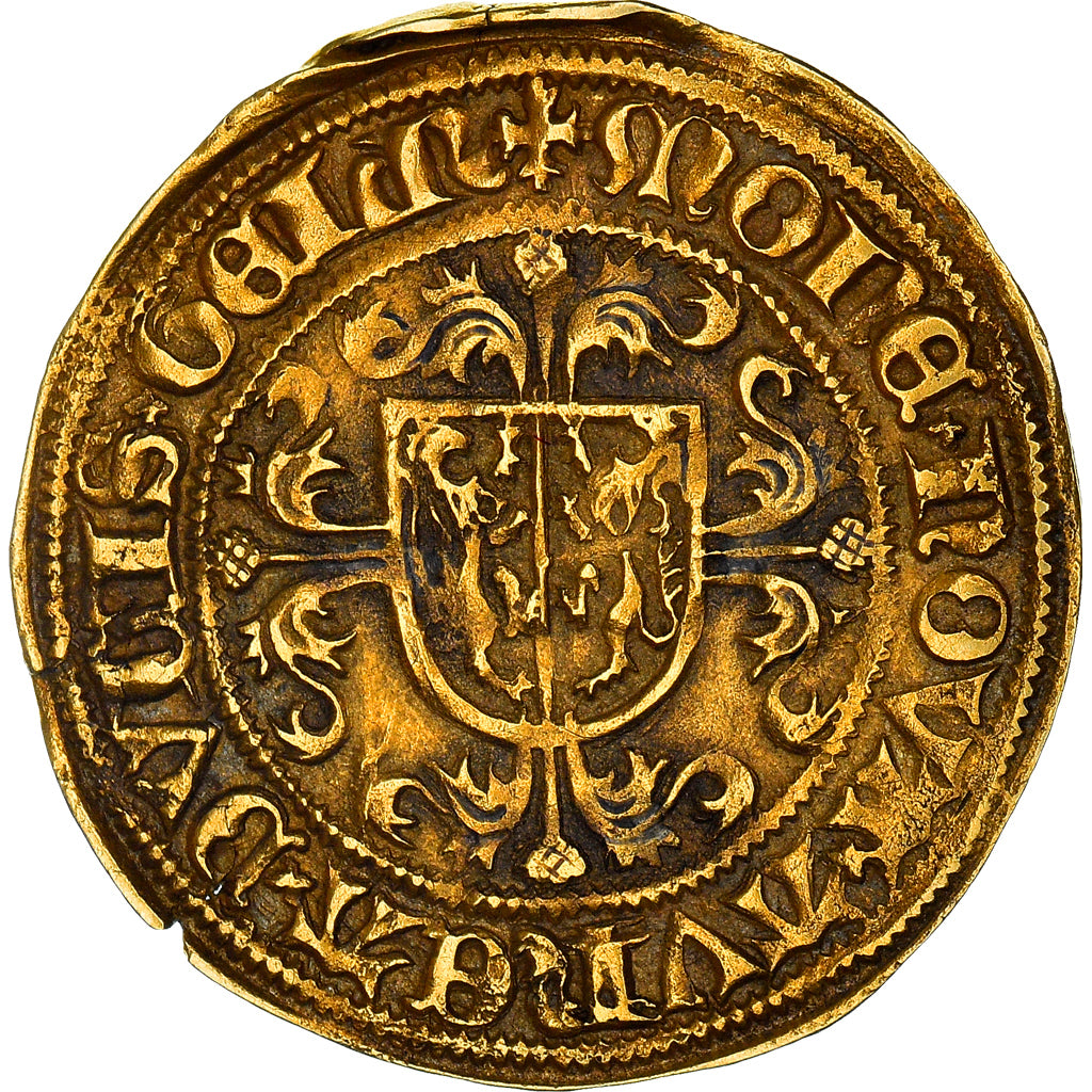 Coin, Netherlands, Gueldre, Charles d'Egmond, Florin d'or au cavalier