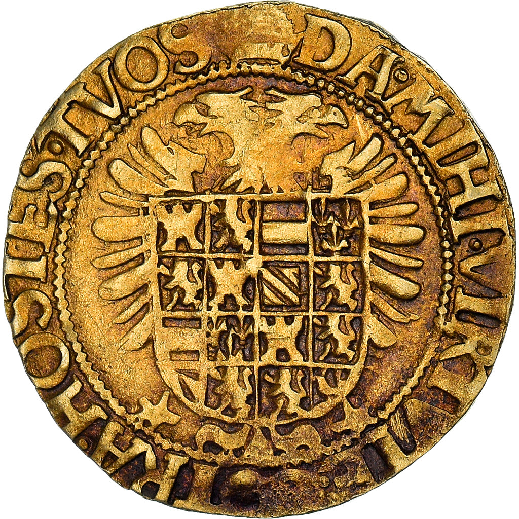 Münze, Belgien, Charles Quint, 1/2 Real or, Antwerpen, 2nd Emission, S+, Gold