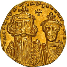 Moneda, Constans II and Constantine IV, Solidus, 654–659, Constantinople, EBC