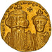 Moneda, Constans II and Constantine IV, Solidus, 654–659, Constantinople, EBC