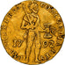 Coin, Netherlands, UTRECHT, Ducat, 1792, VF(30-35), Gold, KM:7.4
