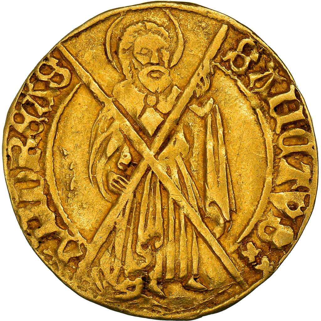Coin, Belgium, Flanders, Charles Le Téméraire, Florin d'or de Bourgogne