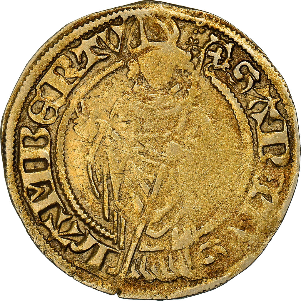 Munten, België, Principalty of Liege, Jean de Hornes, Florin d'or postulat
