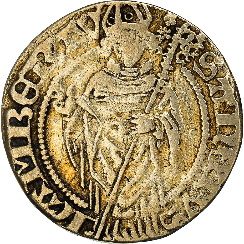 Monnaie, Belgique, Principalty of Liege, Jean de Hornes, Florin d'or postulat