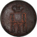 Munten, Rusland, Nicholas I, Denga, 1/2 Kopek, 1852, Ekaterinbourg, PR, Koper