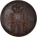 Coin, Russia, Nicholas I, Denga, 1/2 Kopek, 1852, Ekaterinbourg, AU(55-58)