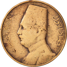 Égypte, Fuad I, Millieme, 1935, B+, Bronze, KM:344