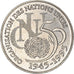 Coin, France, ONU, 5 Francs, 1995, Paris, MS(60-62), Nickel Clad Copper-Nickel