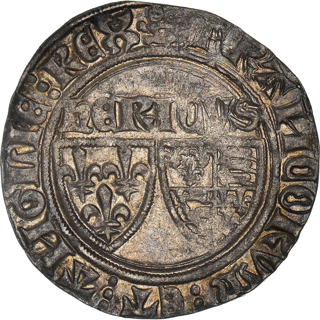 Coin, France, Blanc aux Écus, Rouen, AU(50-53), Billon, Duplessy:445