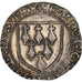 Coin, France, Bretagne, François II, Blanc, Rennes, AU(50-53), Silver