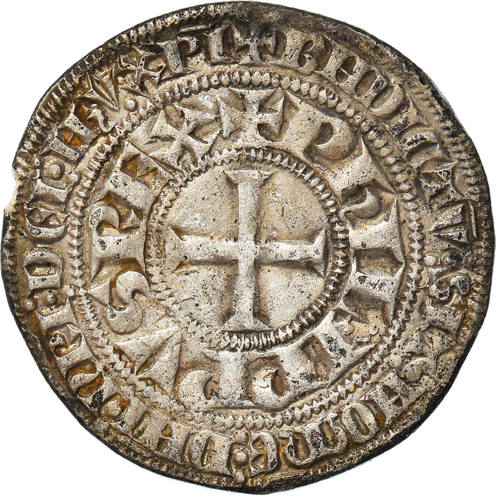 Coin, France, Philip IV, Gros Tournois, EF(40-45), Silver, Duplessy:213