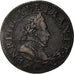 Moneta, Francia, Henri III, Double Tournois, 1579, Paris, BB, Rame, Sombart:4068