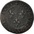 Moneda, Francia, Henri III, Double Tournois, 1579, Paris, MBC, Cobre