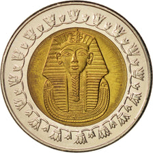 Egypt, Pound, 2007, Cairo, AU(55-58), Bi-Metallic, KM:940a
