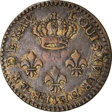 Moneda, GUAYANA FRANCESA, Louis XVI, 2 Sous, 1789, Paris, MBC+, Vellón, KM:1
