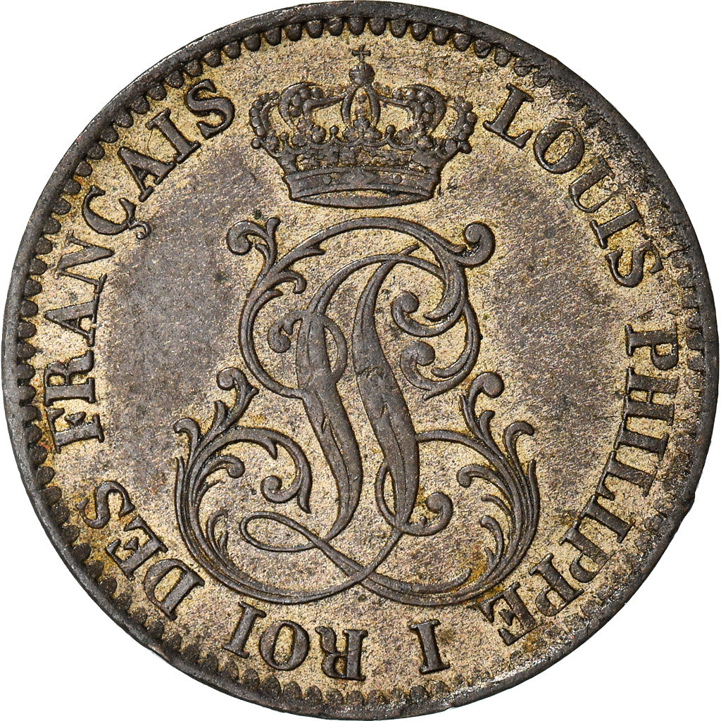 Monnaie, FRENCH GUIANA, Louis-Philippe, 10 Centimes, 1846, Paris, TTB, Billon