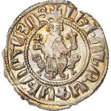 Coin, Armenia, Levon I, Tram, 1198-1219, AU(55-58), Silver