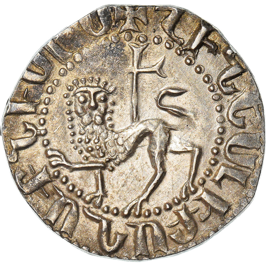 Coin, Armenia, Levon II, Tram, 1270-1289, AU(50-53), Silver