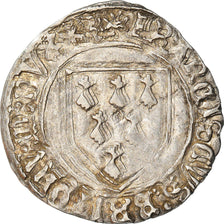 Moneta, Francia, Bretagne, François II, Gros à l'écu, 1458-1488, Rennes, BB
