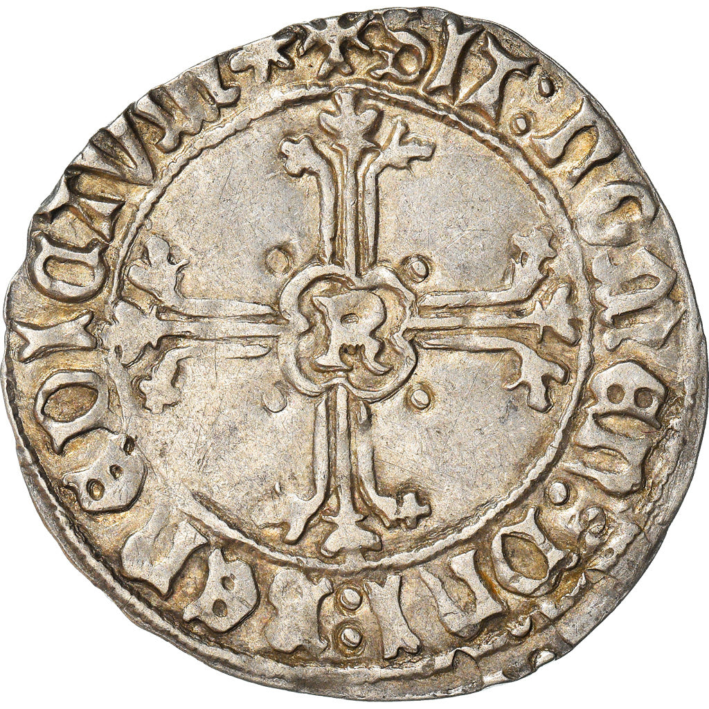 Coin, France, Bretagne, François II, Gros à l'écu, 1458-1488, Rennes
