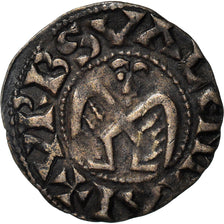 Coin, France, Dauphiné, Denarius, Valence, AU(50-53), Silver, Boudeau:1021