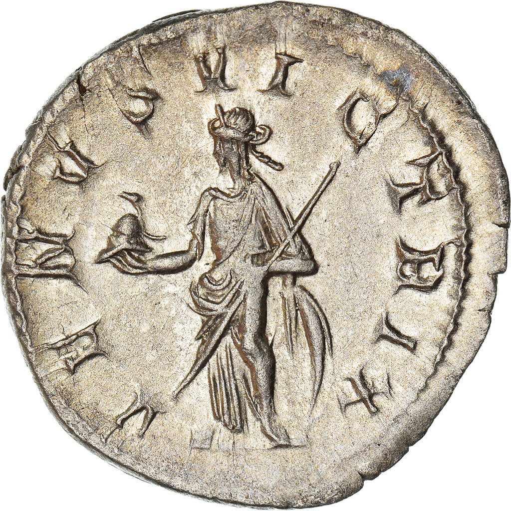 Coin, Gordian III, Denarius, 241, Roma, MS(63), Silver, RIC:131