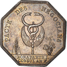 France, Token, Banques, Comptoir Commercial, 1802, AU(50-53), Silver