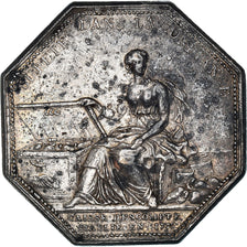 France, Token, Banques, Caisse d'Escompte, 1776, Branche, EF(40-45), Silver