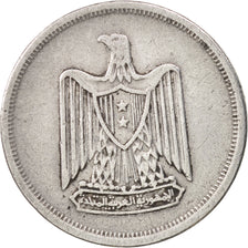 Coin, Egypt, 10 Milliemes, 1967, EF(40-45), Aluminum, KM:411