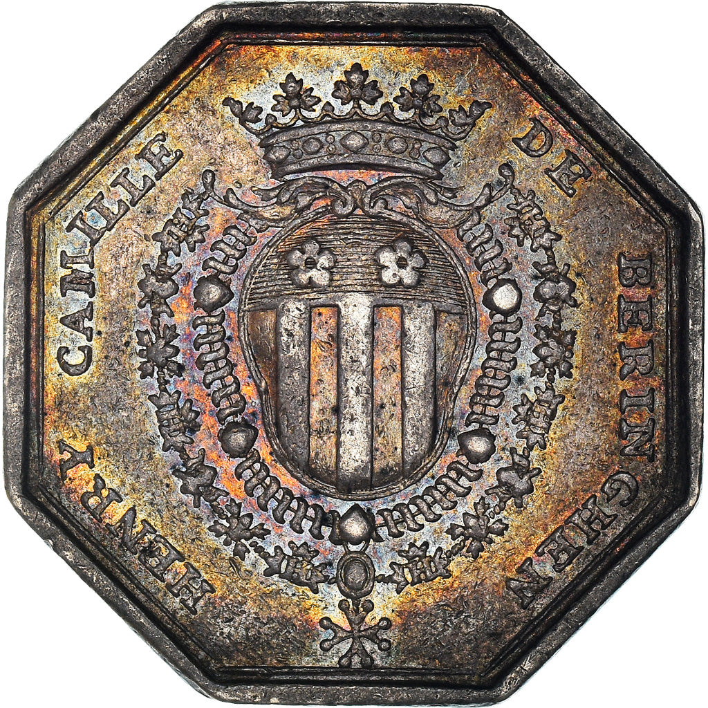 Francia, Token, Henry-Camille de Beringhen, écuyer du Roi Louis XV, Bourgogne