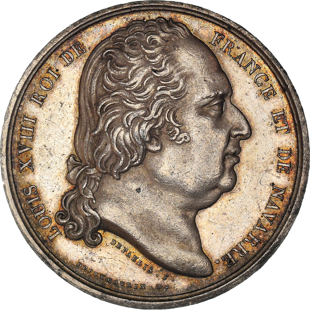 France, Token, Louis XVIII, Palais de Justice de Paris, 1814, Depaulis