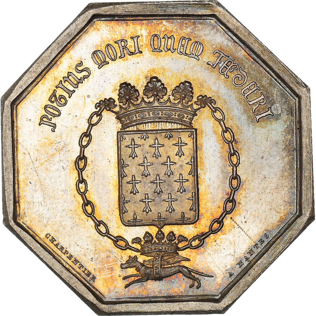 Francia, Token, Assurances mutuelles contre l’incendie de Nantes, 1842, SPL