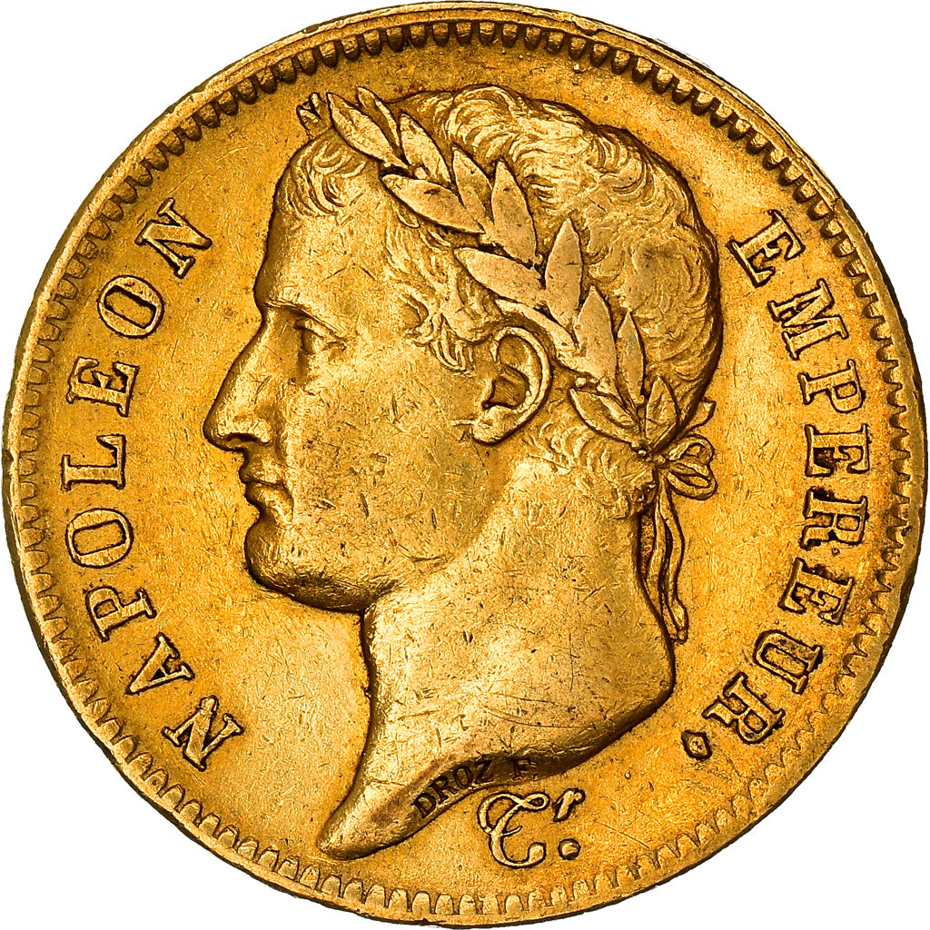 Munten, Frankrijk, Napoléon I, 40 Francs, 1812, Paris, ZF, Goud, KM:696.1